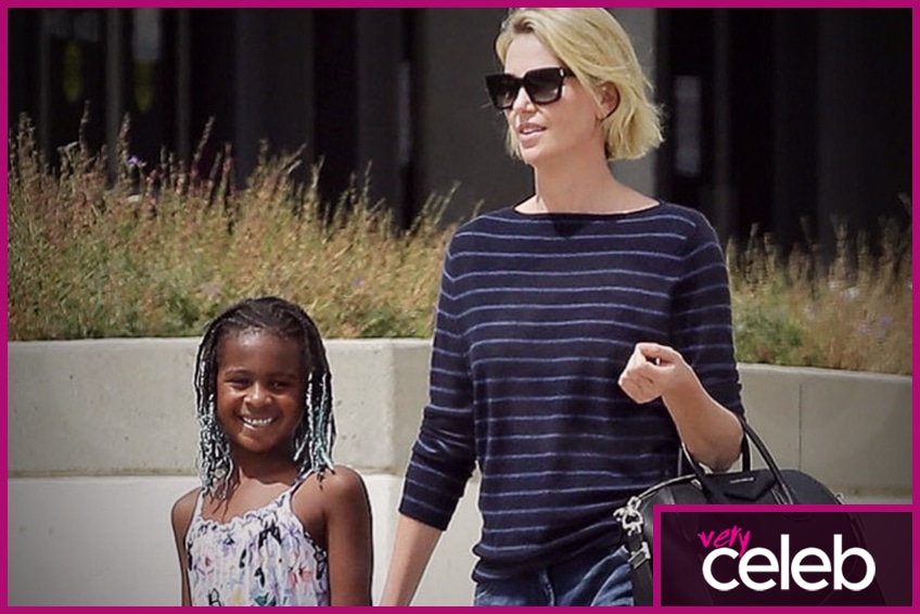 Theron and children charlize The Truth